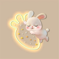 Applique murale chambre enfant forme lapin - Delisse